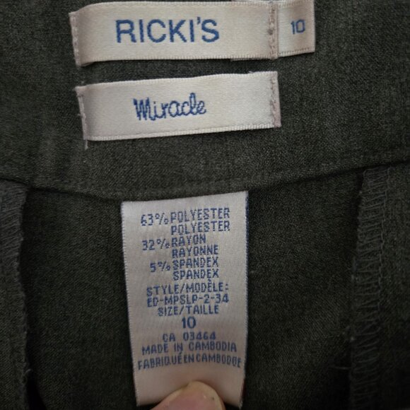 Ricki's 'Miracle' Grey Dress Pants in Size 10! - Picture 6 of 7